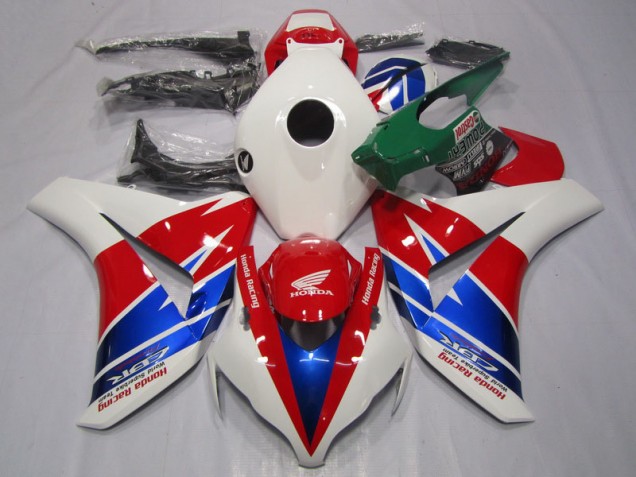 Rouge Blanc Bleu Carénages CBR 1000 RR 2008-2011