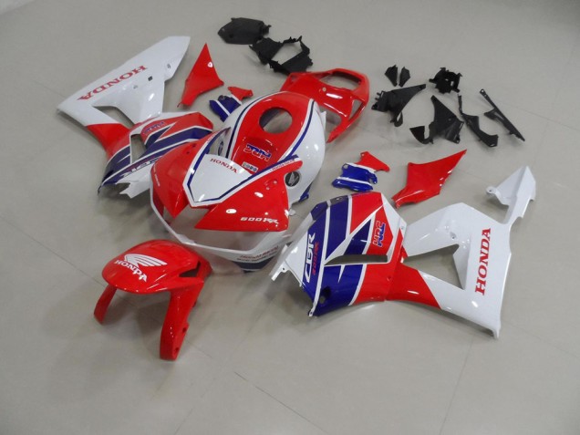 Rouge Blanc Bleu HRC Carénage CBR 600 RR 2013-2021 Rouge Blanc Bleu HRC Carénage CBR 600 RR 2013-2021