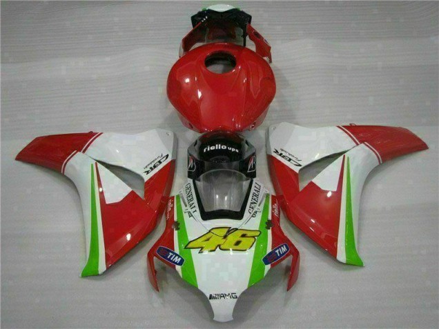 Rouge Blanc Carénage CBR 1000 RR 2008-2011 Rouge Blanc Carénage CBR 1000 RR 2008-2011