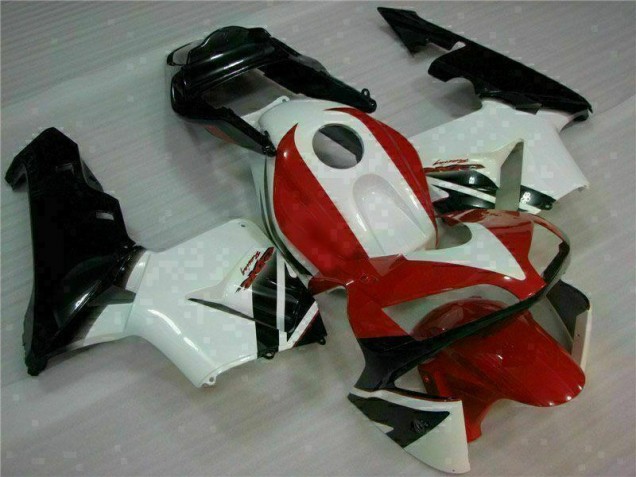 Rouge Blanc Carénage CBR 600 RR 2003-2004 Rouge Blanc Carénage CBR 600 RR 2003-2004
