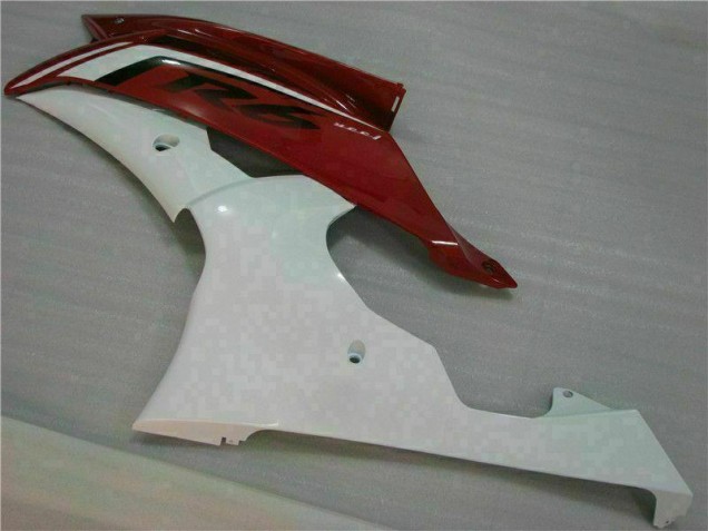 Rouge Blanc Carénage R6 2008-2016 Rouge Blanc Carénage R6 2008-2016