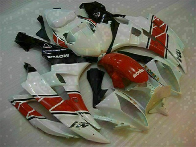 Rouge Blanc Carénages & Carrosserie R6 2006-2007 Rouge Blanc Carénages & Carrosserie R6 2006-2007