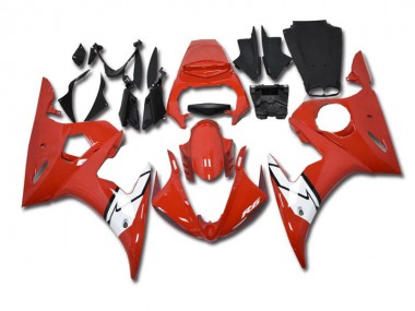 Rouge Blanc Carénages R6 2003-2005