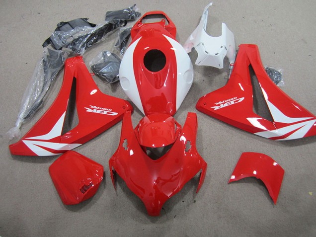 Rouge Blanc Fireblade Carénage CBR 1000 RR 2008-2011 Rouge Blanc Fireblade Carénage CBR 1000 RR 2008-2011