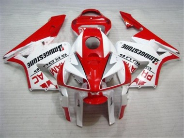 Rouge Blanc Kit Carénages CBR 600 RR 2005-2006