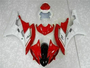 Rouge Blanc Kit Carénages Complet R6 2006-2007