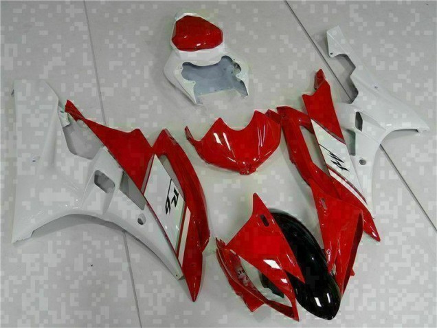 Rouge Blanc Kit Carénages Complet R6 2006-2007 Rouge Blanc Kit Carénages Complet R6 2006-2007