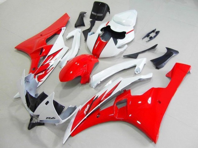 Rouge Blanc Kit Carénages & Plastique R6 2006-2007 Rouge Blanc Kit Carénages & Plastique R6 2006-2007