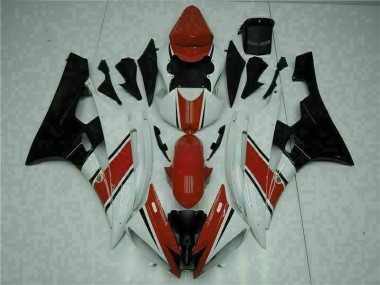 Rouge Blanc Kit Carénages R6 2006-2007