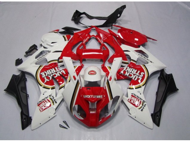 Rouge Blanc Lucky Strike Carénage S1000RR 2009-2014 Rouge Blanc Lucky Strike Carénage S1000RR 2009-2014