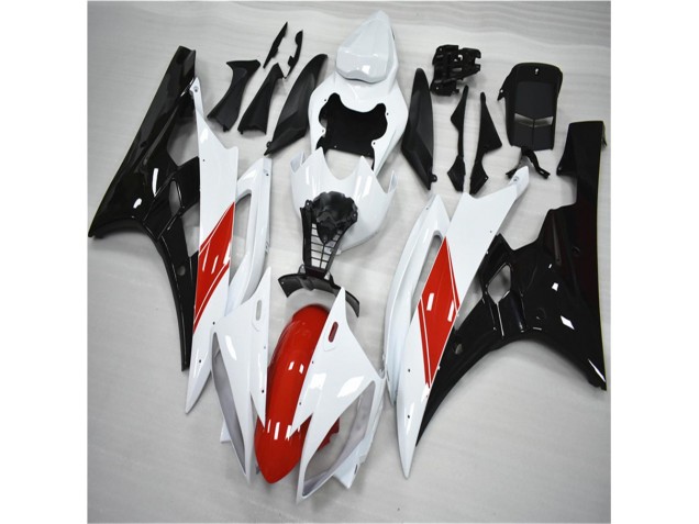 Rouge Blanc Noir Carénage R6 2006-2007