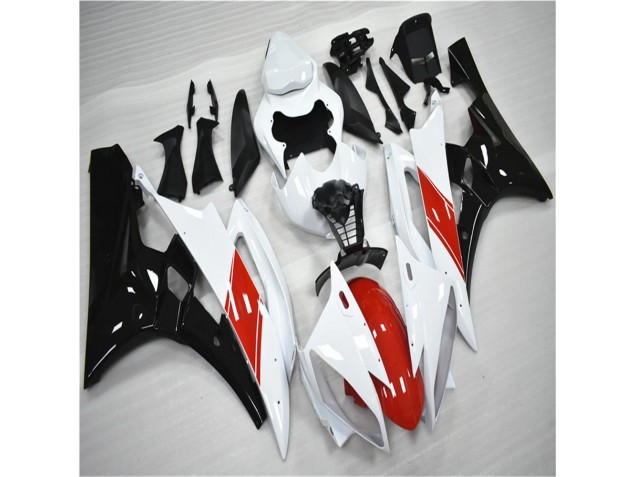 Rouge Blanc Noir Carénage R6 2006-2007