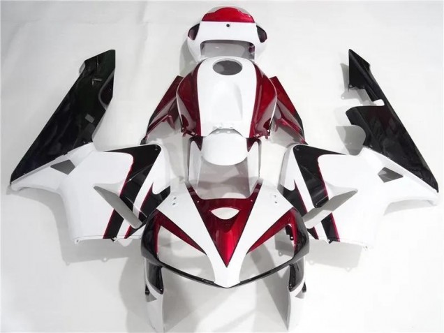 Rouge Blanc Noir Carénages CBR 600 RR 2005-2006 Rouge Blanc Noir Carénages CBR 600 RR 2005-2006