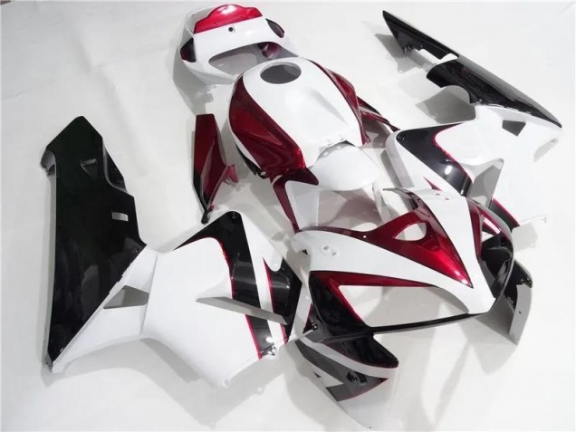 Rouge Blanc Noir Carénages CBR 600 RR 2005-2006 Rouge Blanc Noir Carénages CBR 600 RR 2005-2006