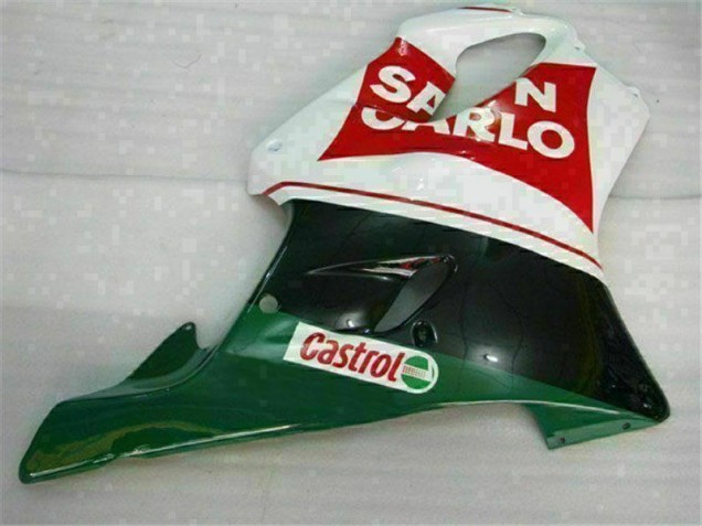 Rouge Blanc Noir San Carlo Carénage CBR 600 F4i 2001-2003 Rouge Blanc Noir San Carlo Carénage CBR 600 F4i 2001-2003