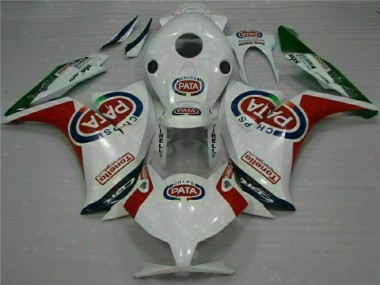 Rouge Blanc PATA Carénages CBR 1000 RR 2012-2016