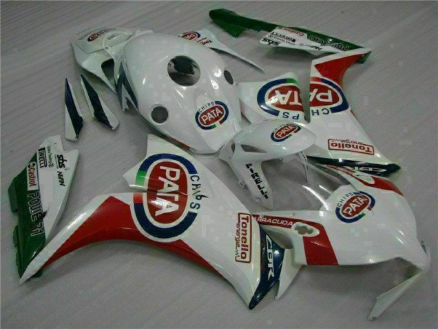 Rouge Blanc PATA Carénages CBR 1000 RR 2012-2016 Rouge Blanc PATA Carénages CBR 1000 RR 2012-2016
