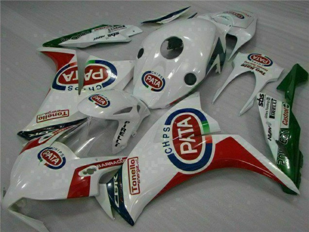 Rouge Blanc PATA Carénages CBR 1000 RR 2012-2016 Rouge Blanc PATA Carénages CBR 1000 RR 2012-2016