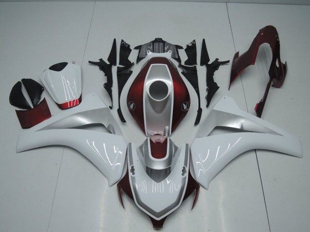 Rouge Blanc et Argent Carénage CBR 1000 RR 2008-2011