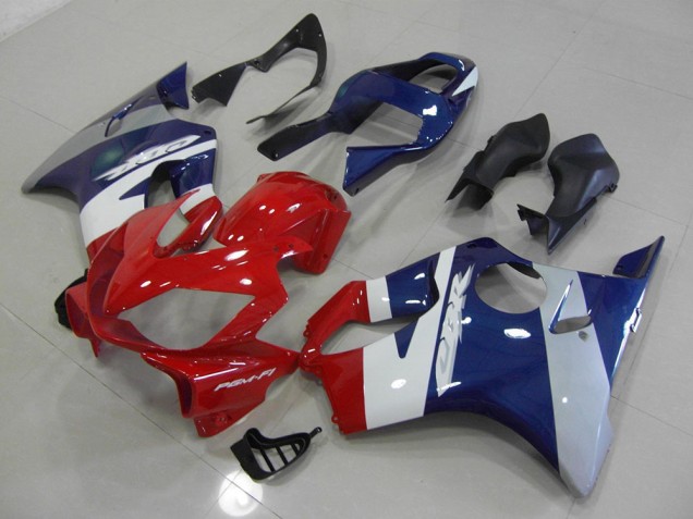 Rouge Bleu Argent Carénage CBR 600 F4i 2001-2003 Rouge Bleu Argent Carénage CBR 600 F4i 2001-2003