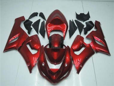 Rouge Bonbon Carénage ZX6R 2005-2006