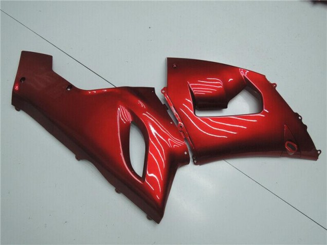 Rouge Bonbon Carénage ZX6R 2005-2006 Rouge Bonbon Carénage ZX6R 2005-2006