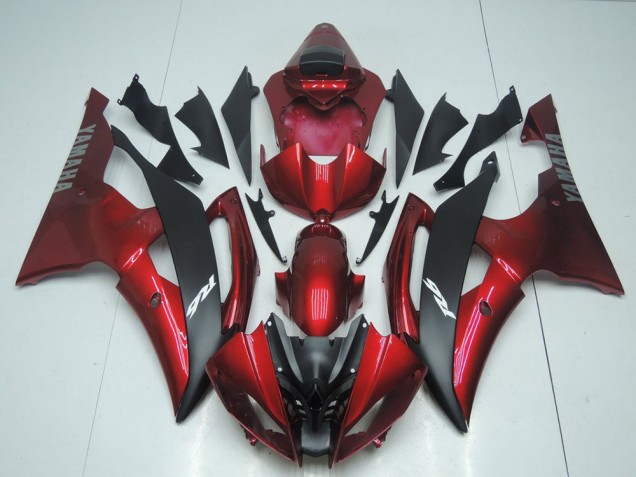 Rouge Bonbon et Noir Carénage R6 2008-2016