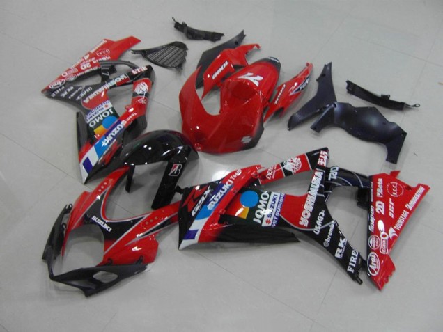 Rouge Carénage GSXR 1000 K7 2007-2008 Rouge Carénage GSXR 1000 K7 2007-2008