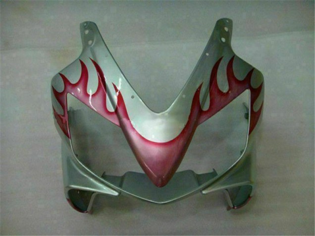 Rouge Flamme Argent Carénage CBR 600 F4i 2001-2003 Rouge Flamme Argent Carénage CBR 600 F4i 2001-2003