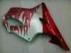 Rouge Flamme Argent Carénage CBR 600 F4i 2001-2003 Rouge Flamme Argent Carénage CBR 600 F4i 2001-2003