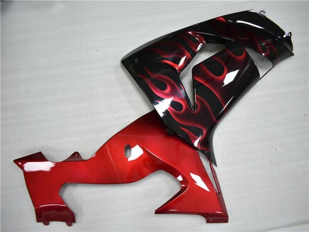 Rouge Flamme Carénage ZX10R 2006-2007 Rouge Flamme Carénage ZX10R 2006-2007