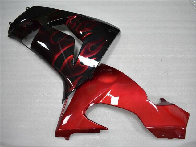 Rouge Flamme Carénage ZX10R 2006-2007 Rouge Flamme Carénage ZX10R 2006-2007