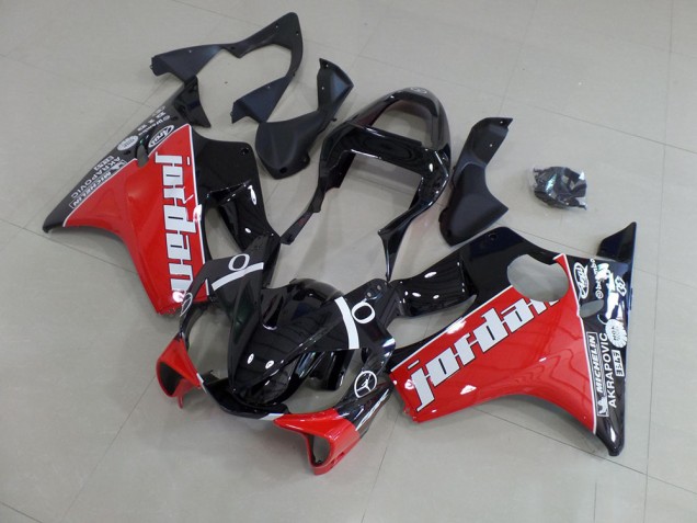 Rouge Jordan Carénage CBR 600 F4i 2001-2003 Rouge Jordan Carénage CBR 600 F4i 2001-2003