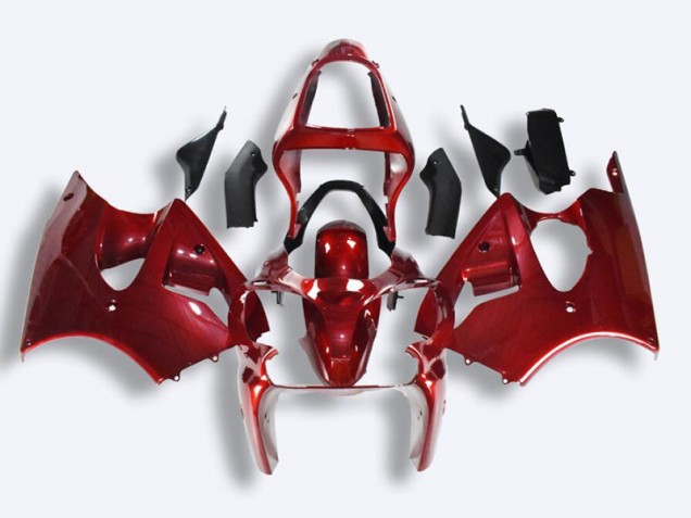 Rouge Kit Carénages Complet ZX6R 2000-2002 Rouge Kit Carénages Complet ZX6R 2000-2002