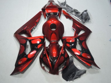 Rouge Noir Carénage CBR 1000 RR 2006-2007
