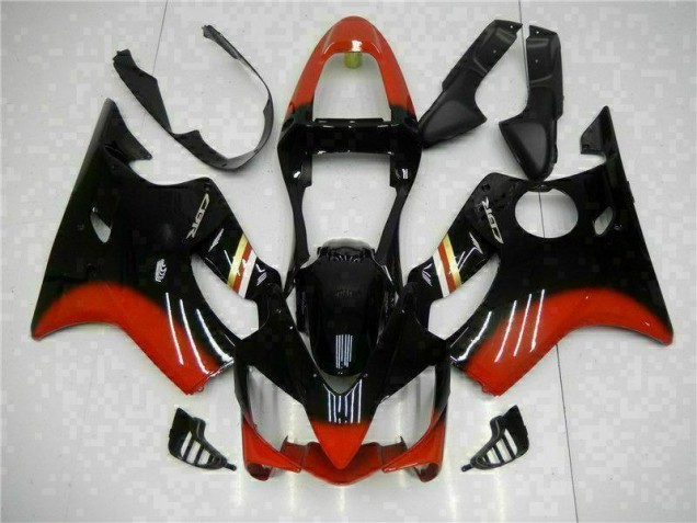 Rouge Noir Carénage CBR 600 F4i 2001-2003 Rouge Noir Carénage CBR 600 F4i 2001-2003