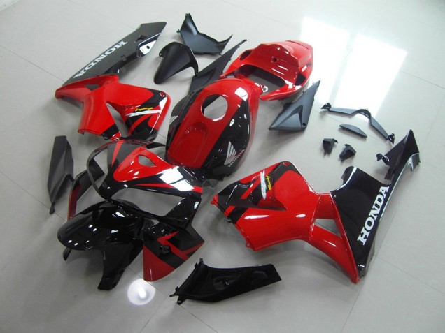 Rouge Noir Carénage CBR 600 RR 2005-2006 Rouge Noir Carénage CBR 600 RR 2005-2006
