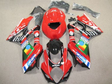 Rouge Noir Carénage GSXR 1000 K7 2007-2008