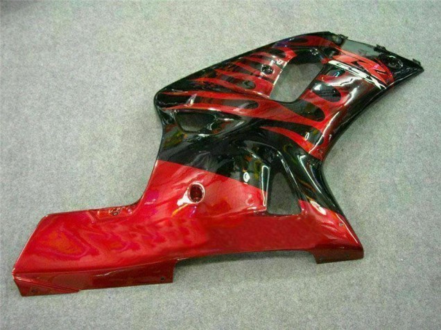 Rouge Noir Carénage GSXR 600 / 750 K1 K2 K3 2001-2003 Rouge Noir Carénage GSXR 600 / 750 K1 K2 K3 2001-2003