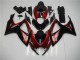 Rouge Noir Carénage GSXR 600 / 750 K6 2006-2007