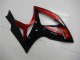 Rouge Noir Carénage GSXR 600 / 750 K6 2006-2007