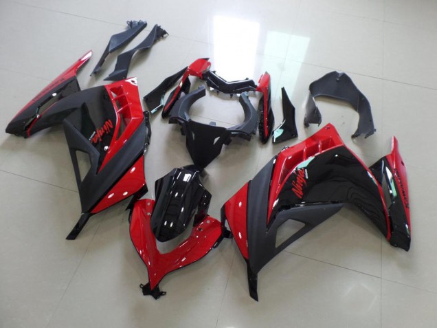 Rouge Noir Carénage ZX 300R 2013-2016 Rouge Noir Carénage ZX 300R 2013-2016