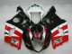 Rouge Noir Carénages GSXR 1000 K3 2003-2004 Rouge Noir Carénages GSXR 1000 K3 2003-2004