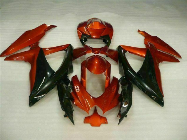 Rouge Noir Carénages GSXR 600 / 750 K8 2008-2010 Rouge Noir Carénages GSXR 600 / 750 K8 2008-2010