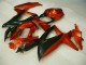 Rouge Noir Carénages GSXR 600 / 750 K8 2008-2010 Rouge Noir Carénages GSXR 600 / 750 K8 2008-2010