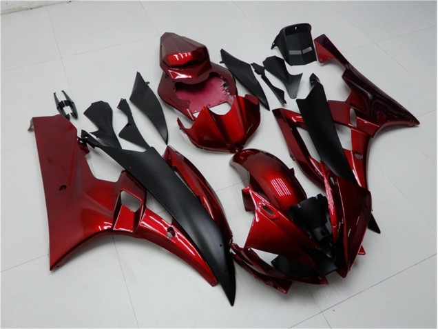 Rouge Noir Carénages R6 2006-2007 Rouge Noir Carénages R6 2006-2007