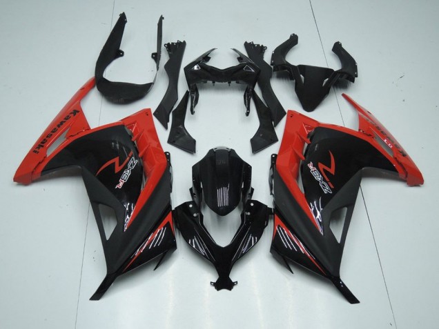 Rouge Noir Carénages ZX 300R 2013-2016 Rouge Noir Carénages ZX 300R 2013-2016