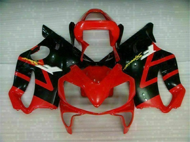 Rouge Noir Kit Carénages CBR 600 F4i 2001-2003 Rouge Noir Kit Carénages CBR 600 F4i 2001-2003