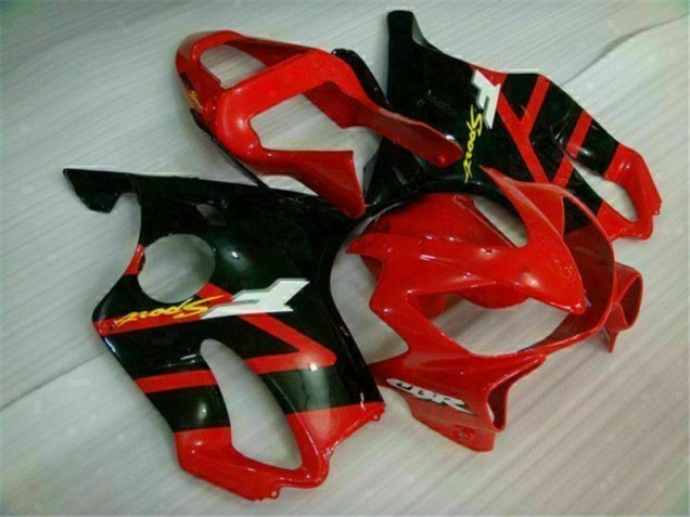 Rouge Noir Kit Carénages CBR 600 F4i 2001-2003 Rouge Noir Kit Carénages CBR 600 F4i 2001-2003