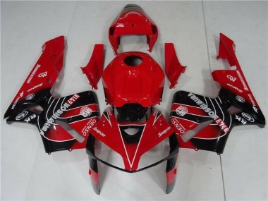 Rouge Noir Kit Carénages & Plastique CBR 600 RR 2005-2006